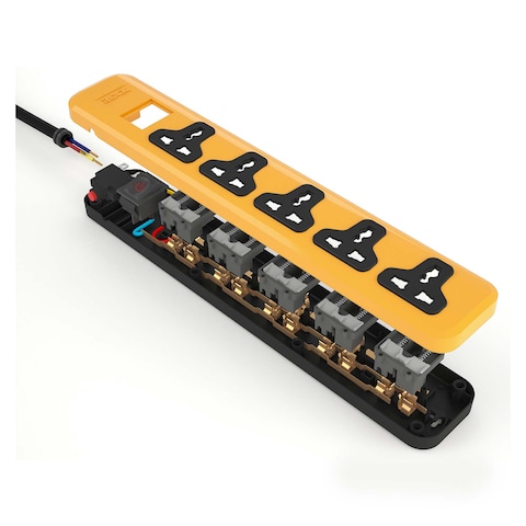I Lock Power Strip - 5 Outlets Sockets