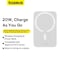 Baseus 6000 mAh MagSafe Power Bank 6000mAh 15W Wireless Portable Charger PD 20W With USB-C Port Fast Charging MagSafe Battery Pack For iPhone 15 Pro Max/iPhone 15/15 Plus/14/13/12 Series White