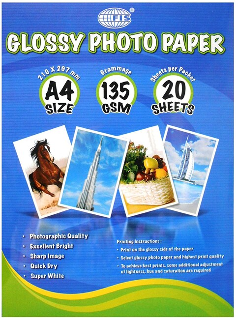 Generic Glossy Paper-A4 Size-1X20