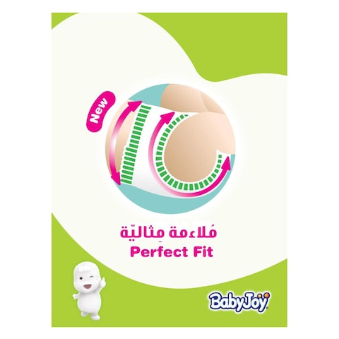 Babyjoy Compressed Diamond Pad Diapers Size 5 Junior 14-25kg 27 Diapers