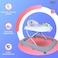 Lovely Baby Foldable Kids Walker LB 256 with Adjustable Height, Musical Toys, Rotating Wheels, Comfortable &amp; Safe Activity Walker for Toddlers, Small Infant Boy Girl 6-18 months - Grey