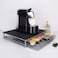 Coffee Pod Drawer for Nespresso，36 Pod Pack Holder, Pod Storage Drawer Organizer and Coffee Machine Stand
