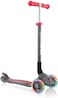 Globber Primo Foldable Lights Scooter Red/Grey 432-120-2