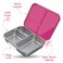 Eazy Kids 3 Compartment Bento Steel Lunch Box - Pink