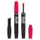 Rimmel London Lasting Provocalips Duo Liquid Lipstick, 500 Kiss the Town Red