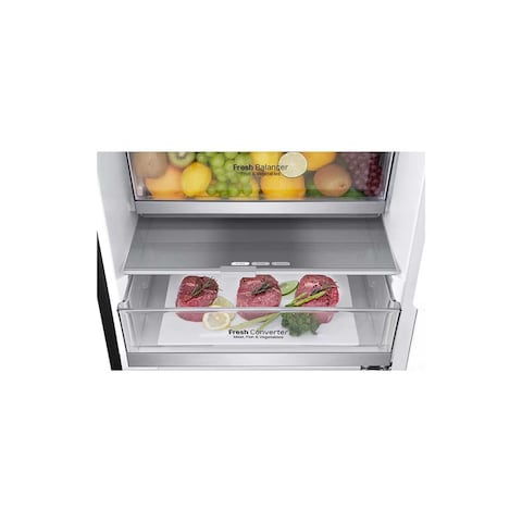 LG GC-B459NQDZ | 341(L) | Bottom Freezer Fridge | Smart Inverter Compressor | Nature FRESH | Door Cooling
