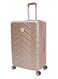 Morano Luggage Hard Trolley Travel Bags 4 Pieces Set Sizes 14/20/24/28 Rose Gold
