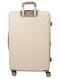 Morano Hard-Side Travel Back Luggage Trolley Set, 4 Pcs - Beige With Khaki