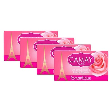 Camay Soap Bar - 165 gram - 4 Pieces