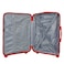 Hard Case Trolley Luggage Set of 3 For Unisex Polypropylene Lightweight 4 Double Wheeled Suitcase With Built In TSA Type Lock Travel Bag KH1005 Red