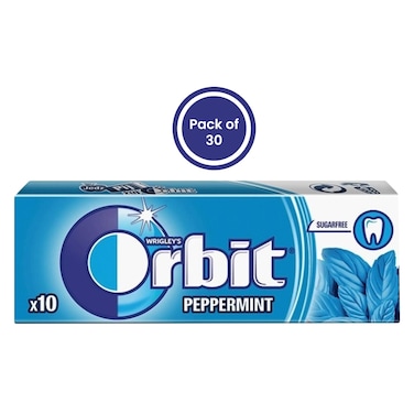 Orbit Peppermint Gum 14g (10 Pieces) x Pack of 30