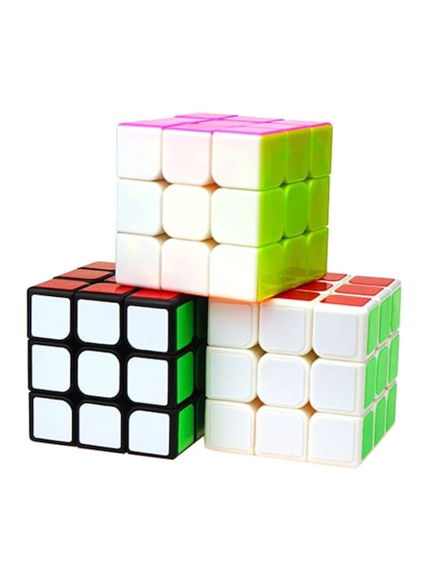 Generic 3-Piece Magic Stickerless Rubik&#39;s Cube Puzzle Set