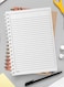 Lowha Spiral Notebook With 60 Sheets And Hard Paper Covers With Boho Design, For Jotting Notes And Reminders, For Work, University, School
