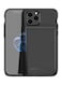 Focus 4500 mAh Ultra Slim Portable Wireless Charging Liquid Silicone Phone Protective Charger Case For iPhone 12/12 Pro 6.1Inch Black