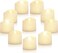 Lavish Flameless Operated LED Tealight For Wedding, Outdoor, Table, Festival Pack Of 12