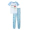 Boys Short Sleeve Long Pajama Set_Grey_3-4Y+