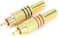 DKURVE&reg; RCA Audio Plug, AV Stereo Gold Plated Male Plug TV-out Cable AV Pin RCA Pin Male Audio Video RCA Pin Male Connector for Stereo Cable Audio Video Jack Adapter for Speaker Connector Pin