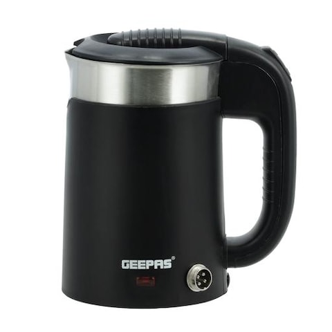 GEEPAS 2 in 1 Double Layer Traveller s Kettle 0.5L Kettle GK38055 12V Portable Electric Car Kettle Stainless Steel Coffee Mug with Cigarette Lighter Charger Online Carrefour UAE