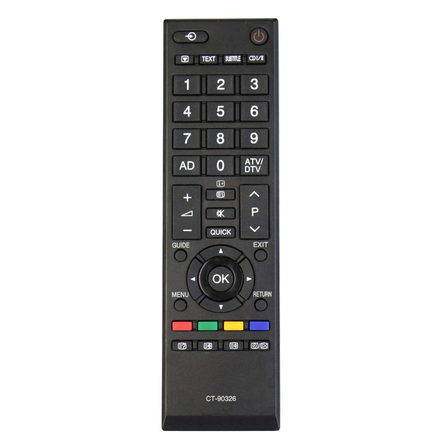 bgm Bgm New ct-90326 Replace Remote Control For Toshiba Lcd Led Tvs