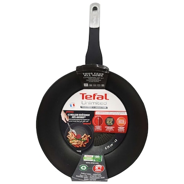 Tefal G6 Unlimited Wok Frying Pan Black 28cm