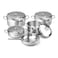 Home Maker Pera Stainless Steel Cookware Set Silver 9 PCS