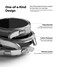 Ringke  - Samsung Galaxy Watch 4 40mm Case-  Slim Series-  Clear + Black