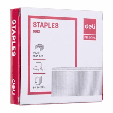 ديلي E0013 دبابيس ورق فضية - 23/14