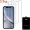 Wafi (Pack Of 3) Screen Protector Tempered Glass Highly Durable Scratch Resistant Surface Hardness 9H Bubble Free (iPhone 12 Pro)