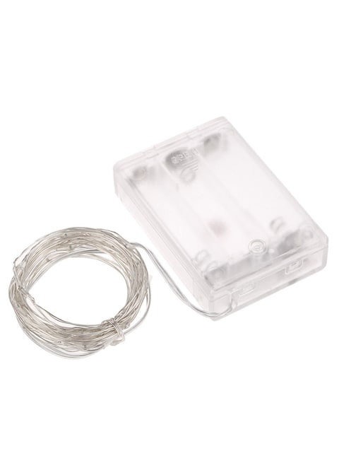 Generic - 30 Leds Light Battery Operated Fairy String Light White 3Meter