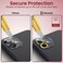 Moxedo Camera Lens Protector, 9H Tempered Glass, Scratch Resistant Aluminum Alloy Frame Camera Cover Screen Protector Compatible for iPhone 12/6.1 inch (PLATINUM GOLDEN)