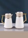 Royal Camel Thermos Set Of 2 Pieces For Coffee And Tea Light Brown/Beige/Golden 1 Liter And 0.5 Liter