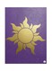 Metal Plate Of Disney Poster Purple/Gold