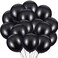 AnnoDeel 50pcs 12inch Black Balloons Black Latex Balloons Decorations for Wedding Halloween Birthday Party Supply