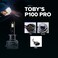 Tobys P100 Pro 9006 2 Pieces 200W/Pair Power Original Tested LED Headlight Bulb Assembly 20000 Lumens 100W/Piece Xtreme Bright With Color Temperature 6500K