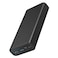 Promate Bolt-20 Compact Smart Charging Power Bank with Dual USB Output 20000Mah Black