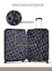 ParaJohn ABS Hardside Spinner Check In Medium Luggage Trolley, 24 Inch, Gold