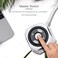 Gzar Tower Extension 3-in-1 Power Strip (1 WL-Charger   6 AC Outlets   4 USB Ports) Extension Lead/Cord, Vertical Power Strip, Multi Plug Sockets, Wireless Charging, Overvoltage Protection