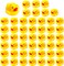 Ysesoai 50 Pack Mini Rubber Ducky Float Duck Baby Bath Toy, Shower Birthday Party Favors Gift