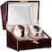 Generic Automatic Double Watch Winder 100% Handmade Wooden Watch Box