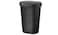 Bin with lid, black, 8 l