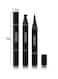 Handaiyan Double Head Seal Stamp Eyeliner, Black