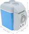 Folanda Mini Fridge, 12V Cooler And Warmer Refrigerator, 7.5 Liter Portable Personal Fridge For Skincare, Cosmetics, Beverage, Food, Home, Dorm, Office, Car And Travel, With Car Charger
