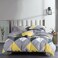 GOLDEN HOME  6-Piece Single Size Duvet Cover Set, 1 Duvet Cover + 1 Fitted Sheet + 4 Pillow Cases, Microfibre, Muesli