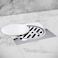 Stainless Steel Floor Drain With Cover   Odour-proof Round Shower Drain for Bathroom (6 x 6 cm)