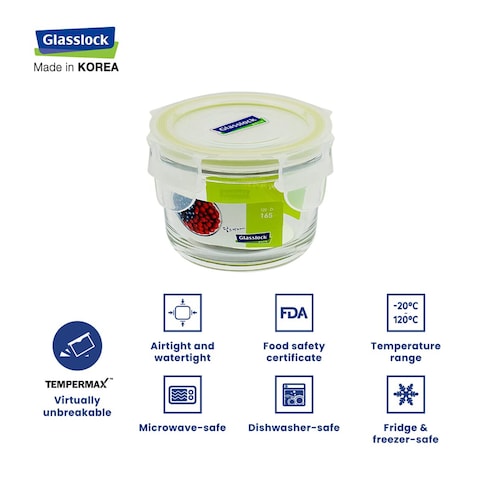 GLASSLOCK ROUND 165ML