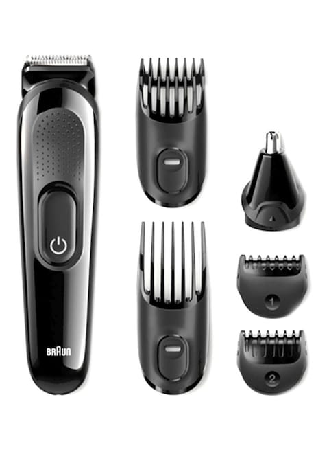 Braun - 6 In 1 Face And Head Trimming Kit Black