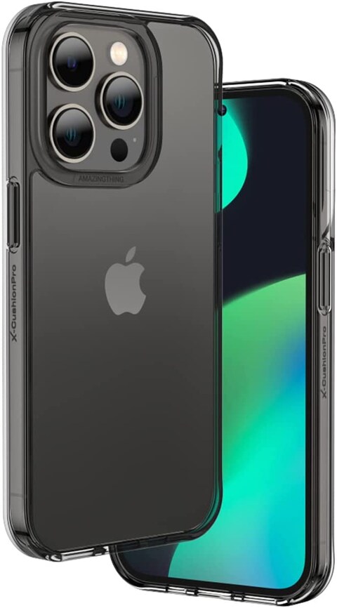 Amazing Thing MINIMAL Drop Proof designed for iPhone 14 PRO case cover - Black