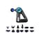 Massage Gun Deep Tissue Percussion Muscle Massager For Athletes Handheld 11MM Deep Percussive Massage Gun 6 Speeds Body Massager With 12 Massage Heads for Back Shoulder Full Body Pain Relief