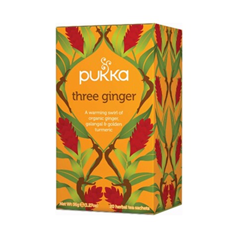 Pukka Tea Three Ginger 20 Sachets