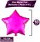 Party Time 6-Pieces 18 Inches Pink Star Foil Balloons Set For Wedding, Anniversary, Birthday Party Decorations - Party Supplies